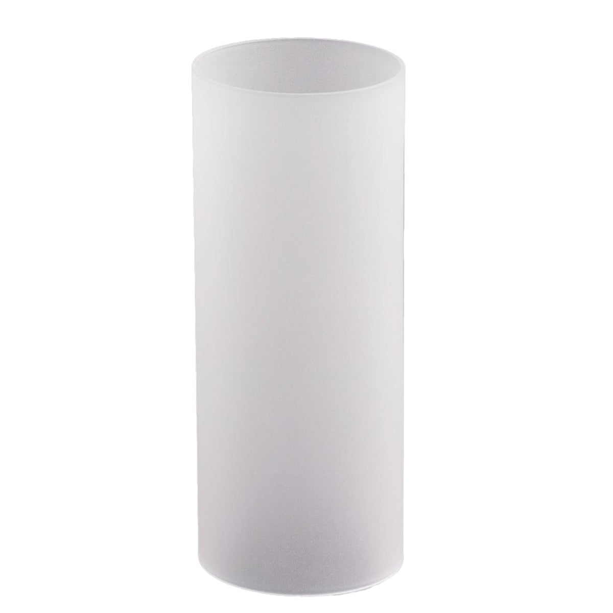 WGVI Hurricane Candle Holder Sleeve, W: 3", Ht: 6", Frosted Glass Cylinder Open Both Ends, Chimney Tube Shade, 24 Piece