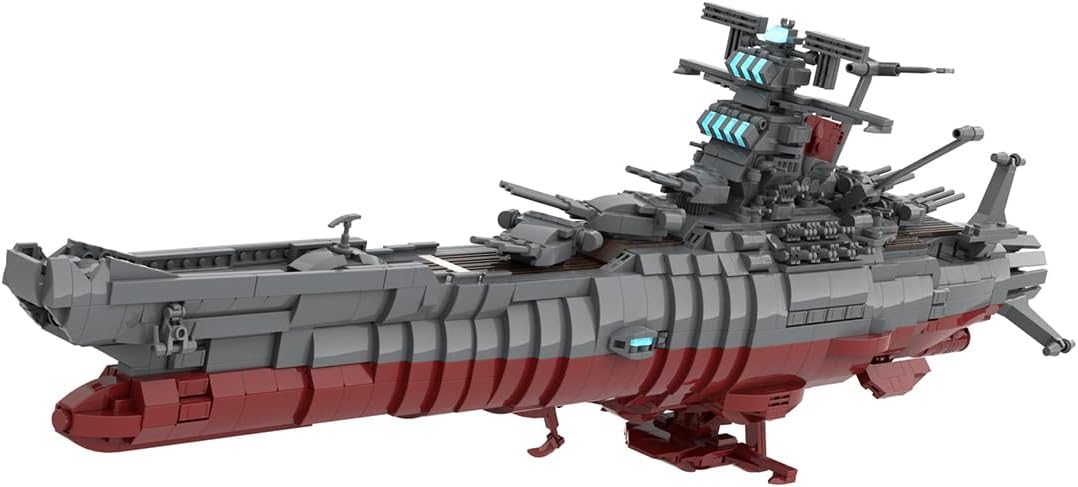 Naval Battleship Model Building Blocks Set for Adults, Collectible Army Model and Display Toys for Christmas and Birthday Gifts (2434PCS)