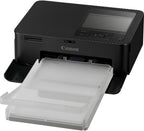 Canon SELPHY CP1500 Compact Photo Printer | Black with KP-108IN Color Ink and Paper Set (2 Items)