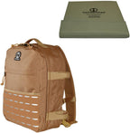 HYPERWEAR® Rucking Backpack with Weights for Walking - 20L Adjustable Weighted Ruck Pack, FlexLoad Plate System