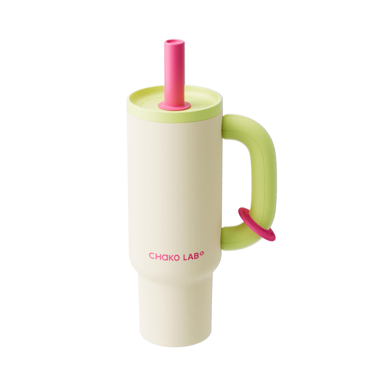 CHAKO LAB BaWang Insulated Tumbler | Tumbler with Handle and Straw 33oz | Cup Holder Friendly for Travel | Leakproof Water Bottle | BPA-Free | Midnight