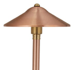 VOLT Max Spread 12V Solid Brass Path Light (25" Tall, 9" Shade), Bronze