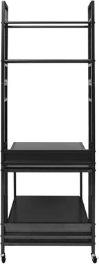 3D Printer Stand with Filament Storage Rack, 2-Tier Heavy Duty Mobile Printer Table with Wheels for Studio Office Storage and Organization
