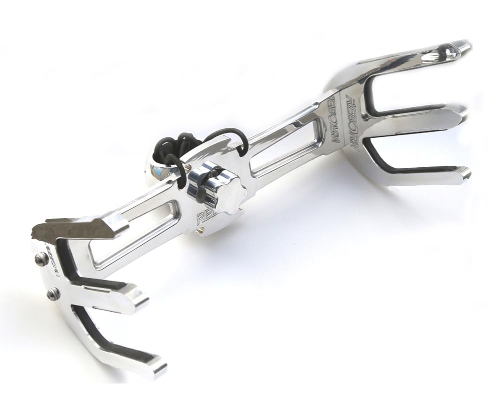 Reborn Pro2 Quick Release Waterski Tower Rack,with 2.5" clamp can fit 1 3/4", 1 7/8", 2", 2 1/4", 2 3/8", 2 1/2" Round Tubes, Silver Polished Or Black Coated Finish