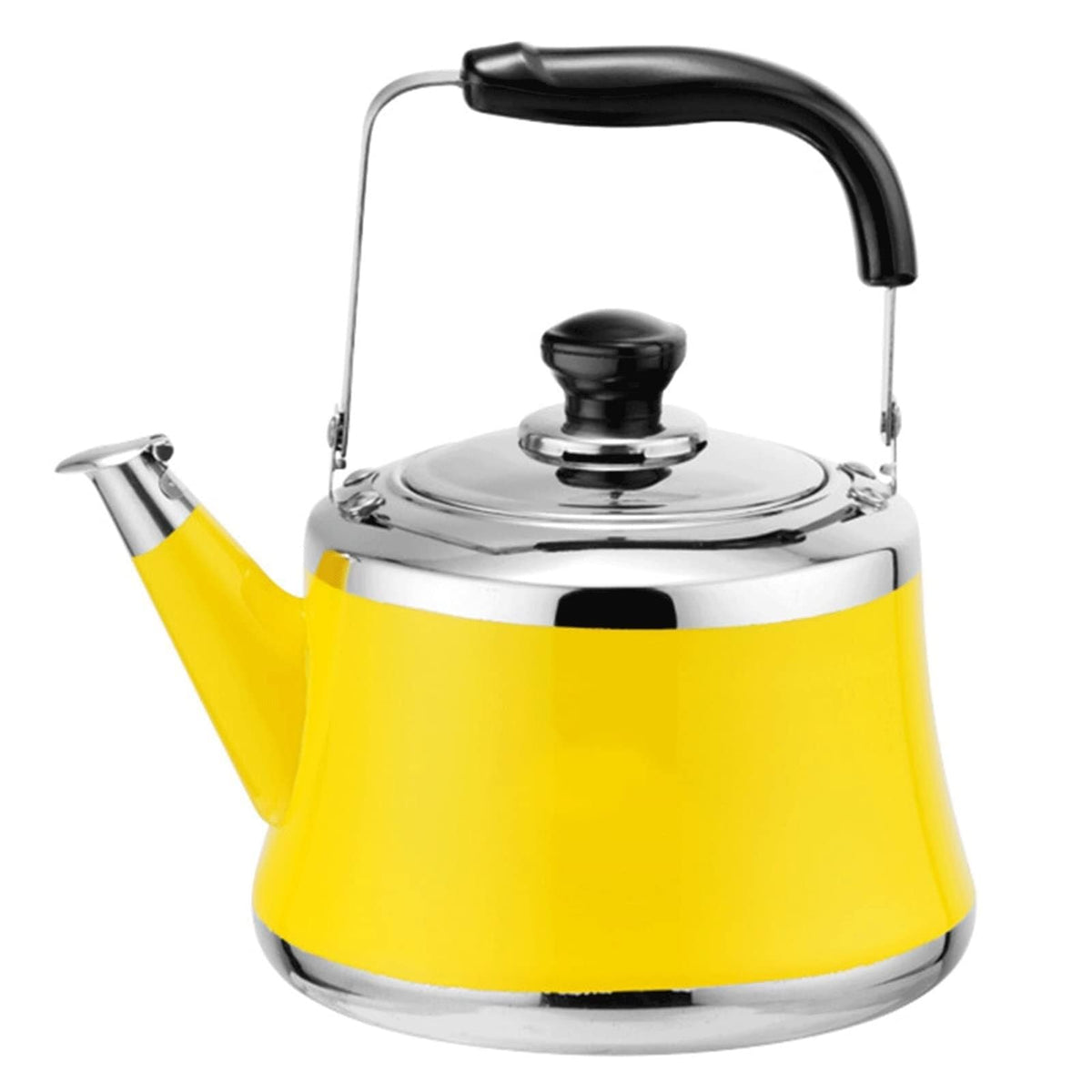Tea Kettle,Whistling Teafor Stovetop,2 to 5 L Stainless Steel WhistlingTea Pot with Heat Proof Ergonomic Handle(5 liter)