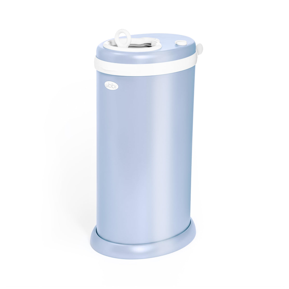 Ubbi Stainless Steel Diaper Pail, No Special Bags, Odor-Locking, Taupe