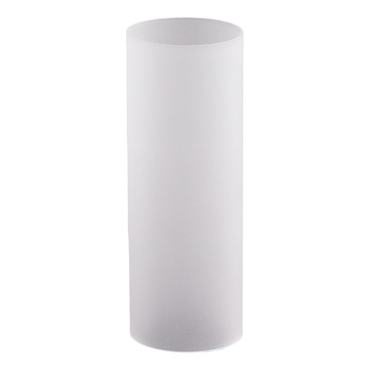 WGVI Hurricane Candle Holder Sleeve, W: 3", Ht: 6", Frosted Glass Cylinder Open Both Ends, Chimney Tube Shade, 24 Piece