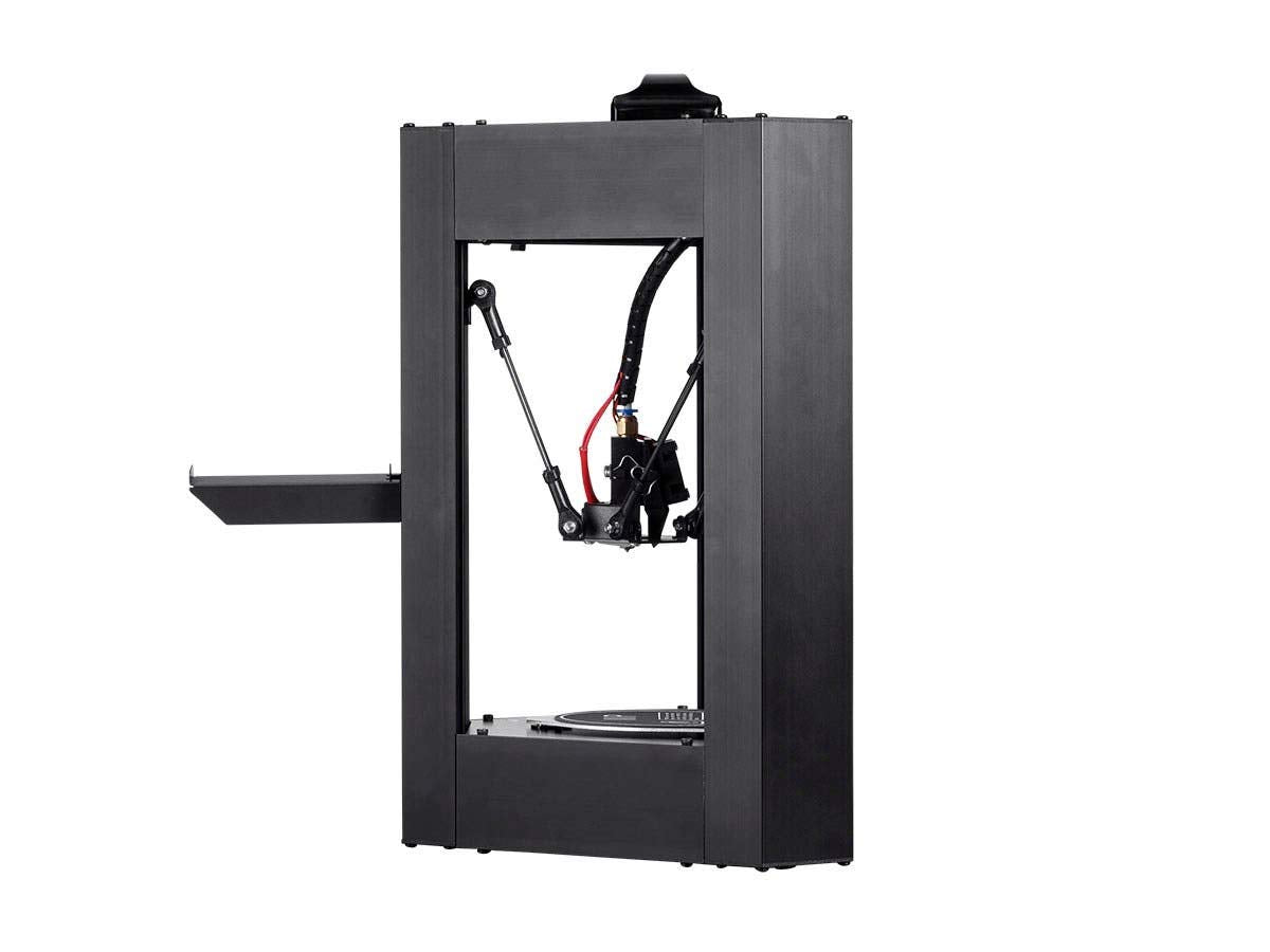 Monoprice Mini Delta v2 3D Printer (110 x 120mm) Heated Build Plate, PoloPrint Pro Wi-Fi, Auto Resume, Advanced Gcode Auto Leveling, Open Source, Works with PLA & ABS
