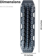 MAXTRAX MKII Vehicle Recovery Board (Gunmetal Grey)
