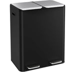 ComfyCorner 16 Gal (2 x 30 L) Dual Trash Can with Odor Control Box