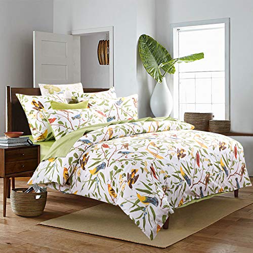 Brandream Paisley Duvet Cover King Size Gold Classy Regal Themed Luxurious Boho Bedding Super Soft Egyptian Cotton 3 Piece Modern 800-Thread-Count Duvet Quilt Cover Set