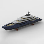 1/200 Yacht Model Building Kit, Mini Ship Series Building Block Set, Creative Interactive Building Toy for Teens and Up (1671PCS+)