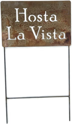 Funny Garden Stake 20 to 33 Inches Tall (Hosta La Vista, XL 33" Tall)
