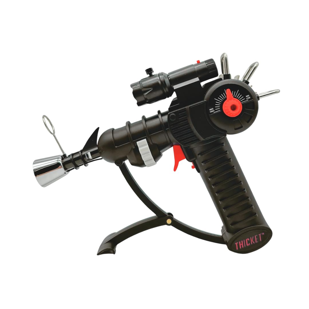 THiCket Raygun Torch Lighter, with Adjustable Flame and Safety Lock (Pink)