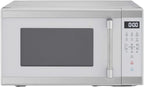 1.1 Cu. ft. 1000 W Mid Size Microwave Oven, 1000W, White Stainless Steel