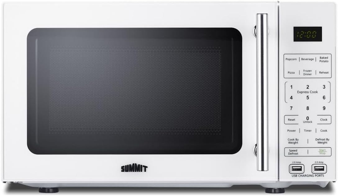 Compact Microwave with USB Charging & Allocator by Summit