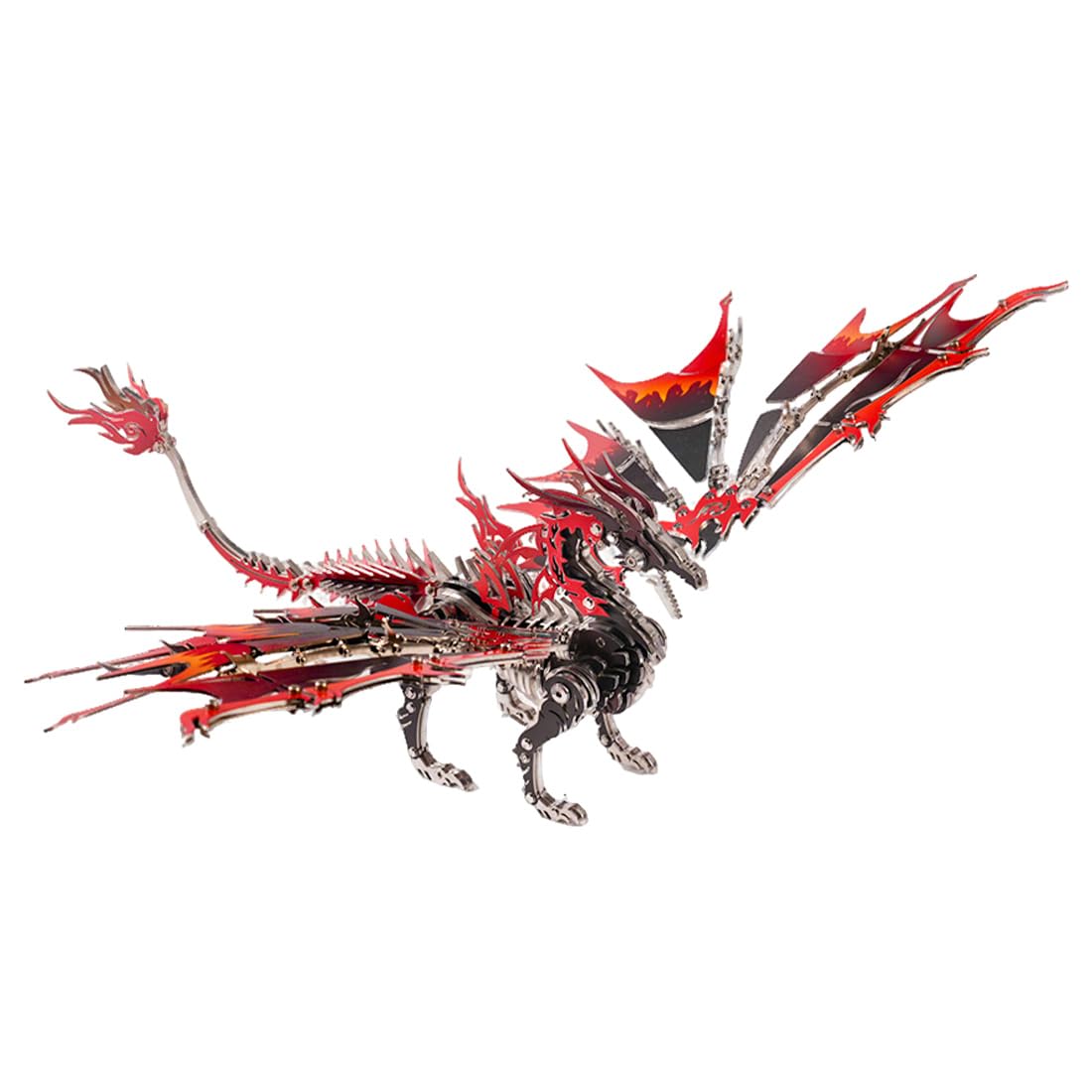 3D Metal Puzzle Werewolf Model Kit, 2000PCS DIY Assemble Steampunk Mechanical Hyperrealistic Werewolf Model, Creative Handcrafted Metal Art Craft Desktop Display & Decoration for Adults