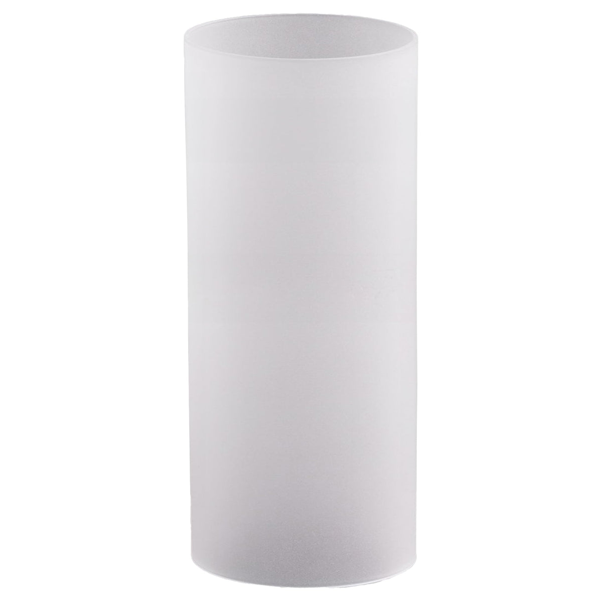 WGVI Hurricane Candle Holder Sleeve, W: 3", Ht: 6", Frosted Glass Cylinder Open Both Ends, Chimney Tube Shade, 24 Piece