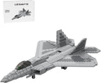 1/35 Scale YF-23 Grey Ghost Fighter Building Blocks Set, Military Aircraft Model Assembly Kits, Collectible Military-Themed Display for Collectors & Enthusiasts, MOC-177282 (2185PCS)