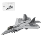 1/35 Scale YF-23 Grey Ghost Fighter Building Blocks Set, Military Aircraft Model Assembly Kits, Collectible Military-Themed Display for Collectors & Enthusiasts, MOC-177282 (2185PCS)