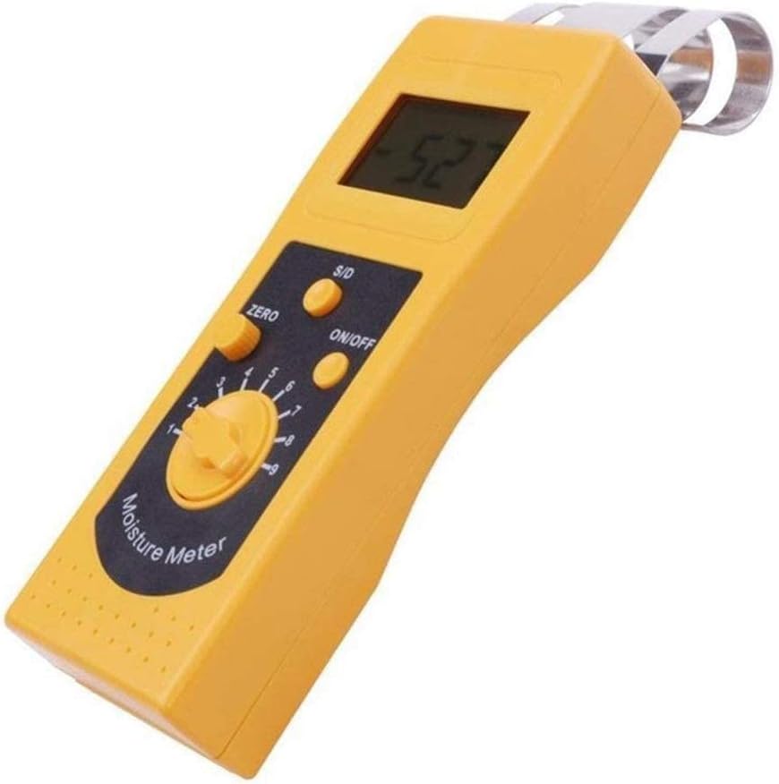 Paper Moisture Meter Tester Detector Paper Moisture Content Analyzer with Measuring Range 0.00 to 2.00%(d) 0.0 to 98.0%(s)