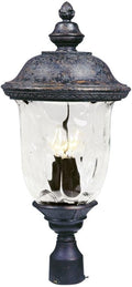 Maxim Carriage House VX 26 1/2" High Oriental Bronze Post Light