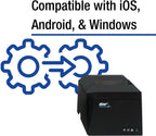 Star Micronics TSP143IVUE USB/Ethernet (LAN) Thermal Receipt Printer with Android Open Accessory (AOA), CloudPRNT, Cutter, and Internal Power Supply - White