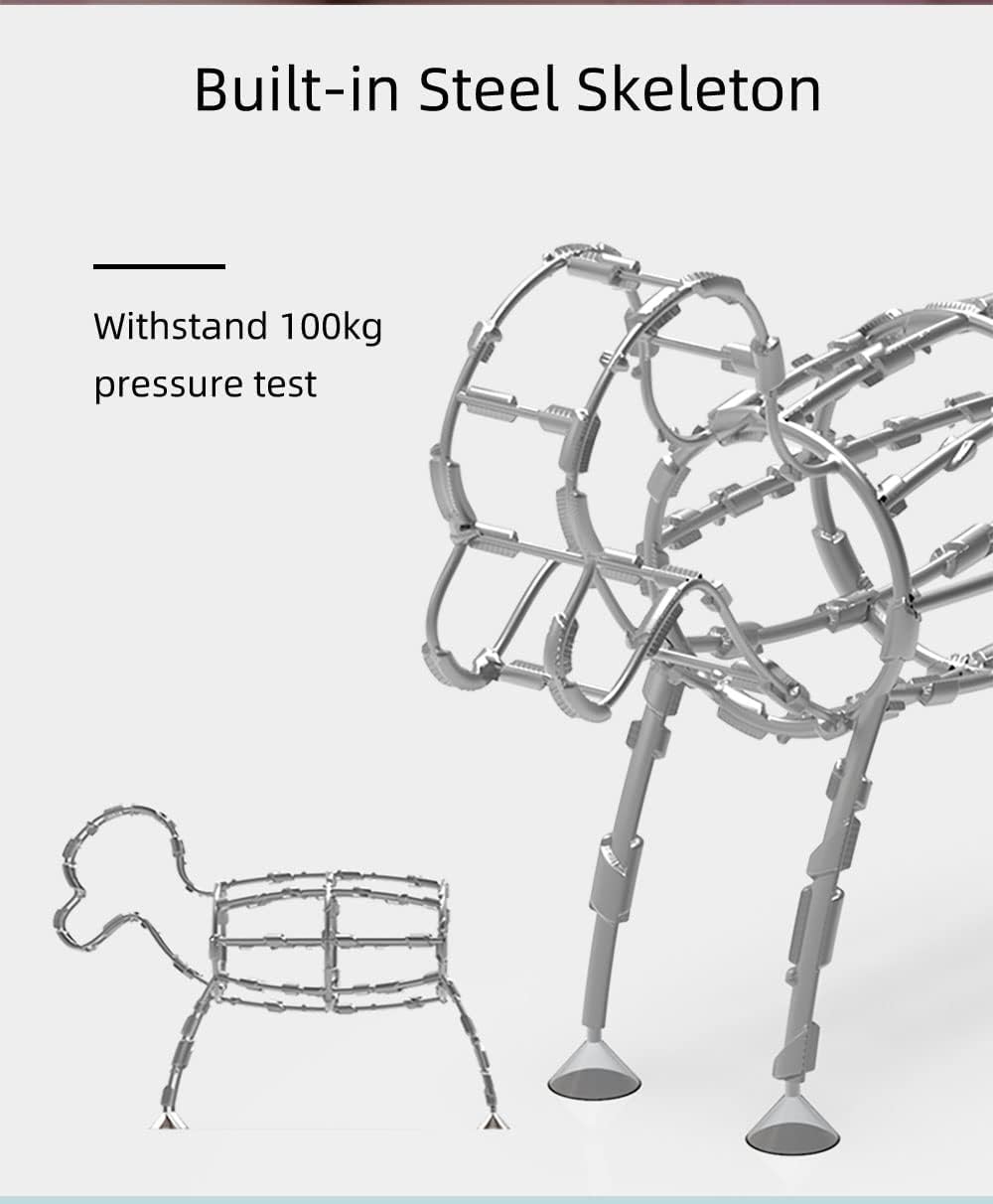 Letalong Male Dog Silicone Mating Toy, Dogs Interactive Sleeping Toys, Pet Dog Partner Toy for Male Estrus, Dog Humping Toy, Dog Sleeping Plush Toy, Pet Estrus Toy, Male Dog Simulation Female Dog