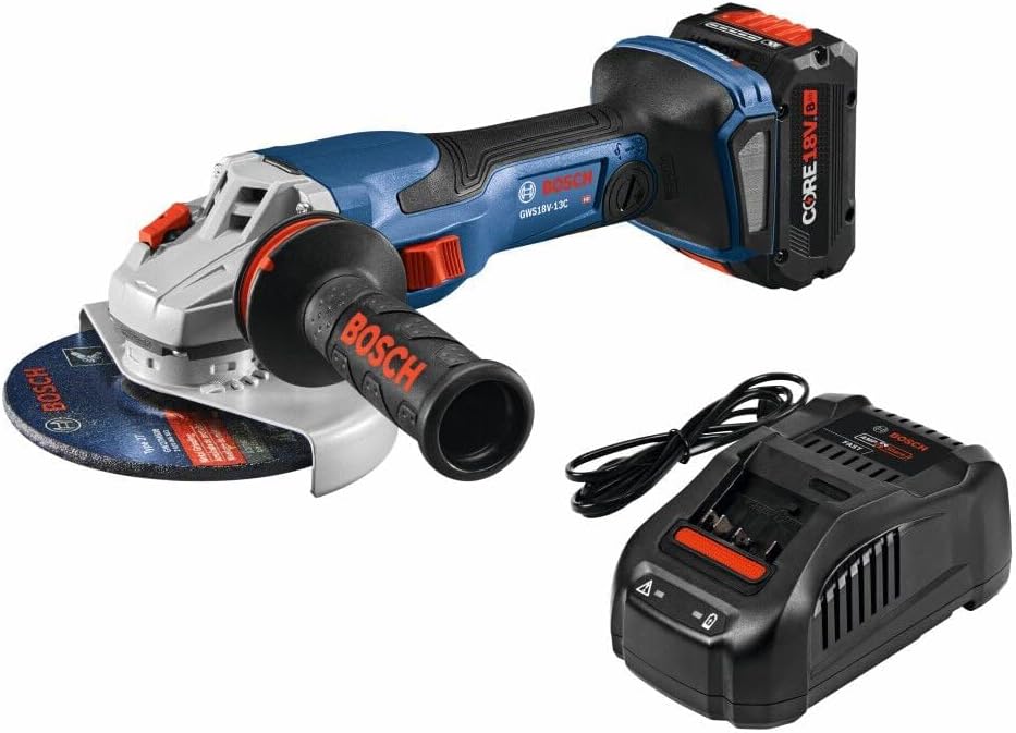 Bosch Profactor 18V Spitfire 5-6 Inch Angle Grinder Kit (Renewed)