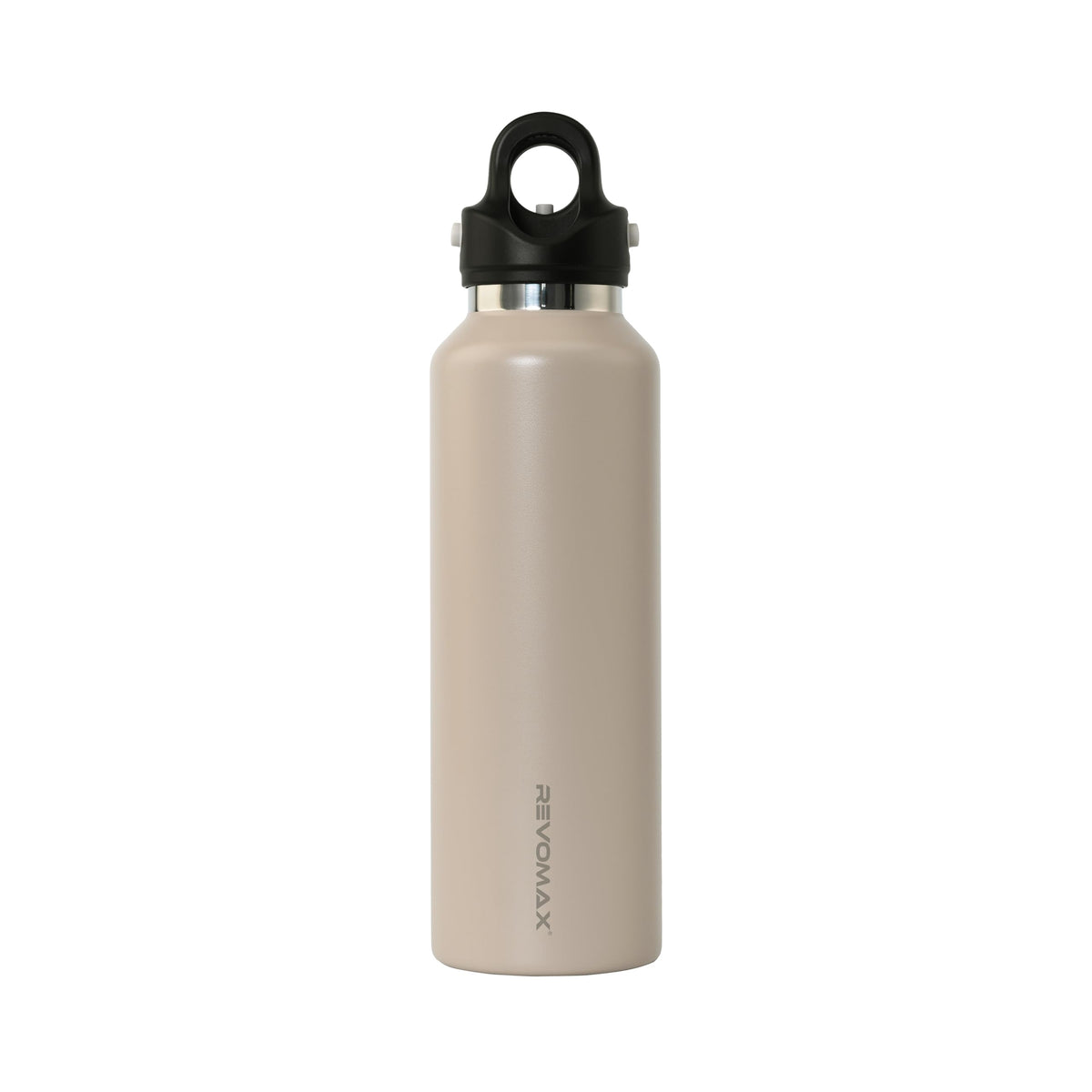 Revomax Titanium Series 20oz (592ml) Insulated Water Bottle, One-Hand Flash Release, Double Wall Vacuum Flask, 36H Cold 18H Hot, Leakproof, BPA Free, Lightweight for Gym, Travel, School - Oxidized