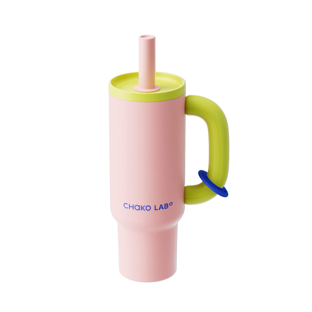CHAKO LAB BaWang Insulated Tumbler | Tumbler with Handle and Straw 33oz | Cup Holder Friendly for Travel | Leakproof Water Bottle | BPA-Free | Midnight