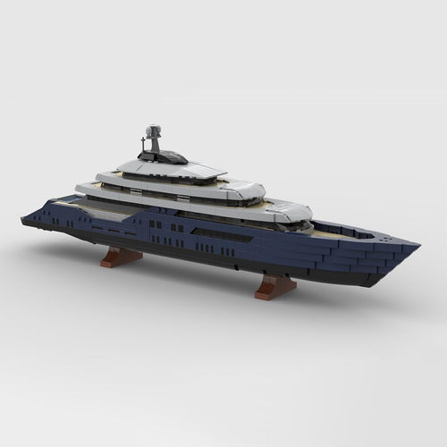 1/200 Yacht Model Building Kit, Mini Ship Series Building Block Set, Creative Interactive Building Toy for Teens and Up (1671PCS+)