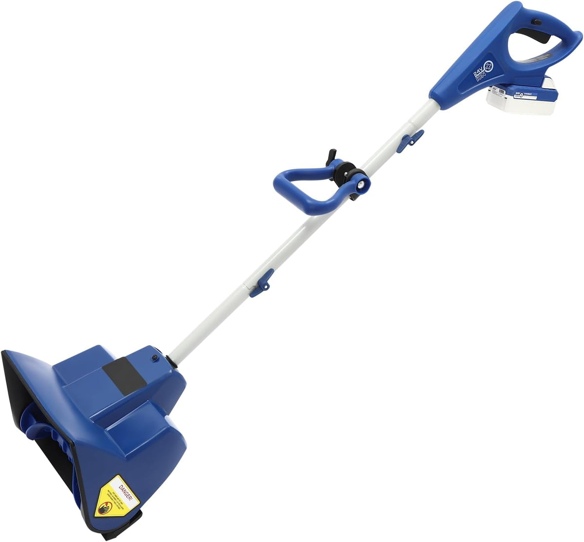 Electric Snow Blower, Electric Snow Shovel Cordless DC24V Electric Snow Shovel Thick Wire Turn Motor Snow Removal Machine Snow Blower for Fast Snow Removal in Courtyards, Terraces