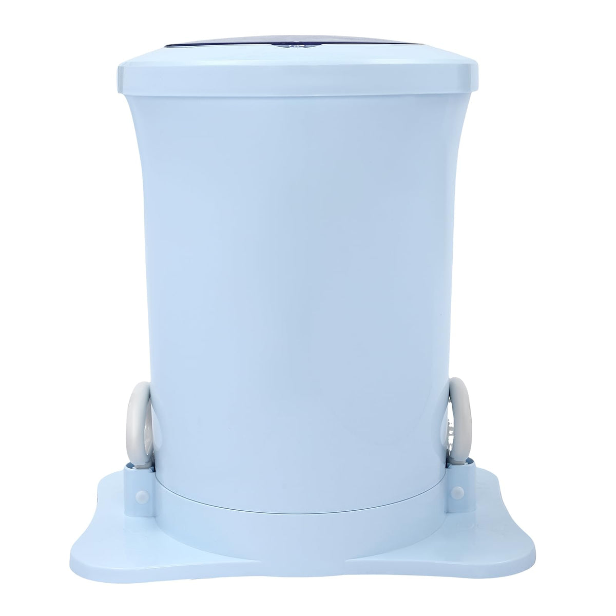 Manual Clothes Dehydrator, 3.17 Gallon Portable Large Capacity Clothes Dryer Spin Dryer Round Manual Clothes Dryer Non Electric Laundry Dryer for RV Camping Traveling Apartment (Electric/Light Green)