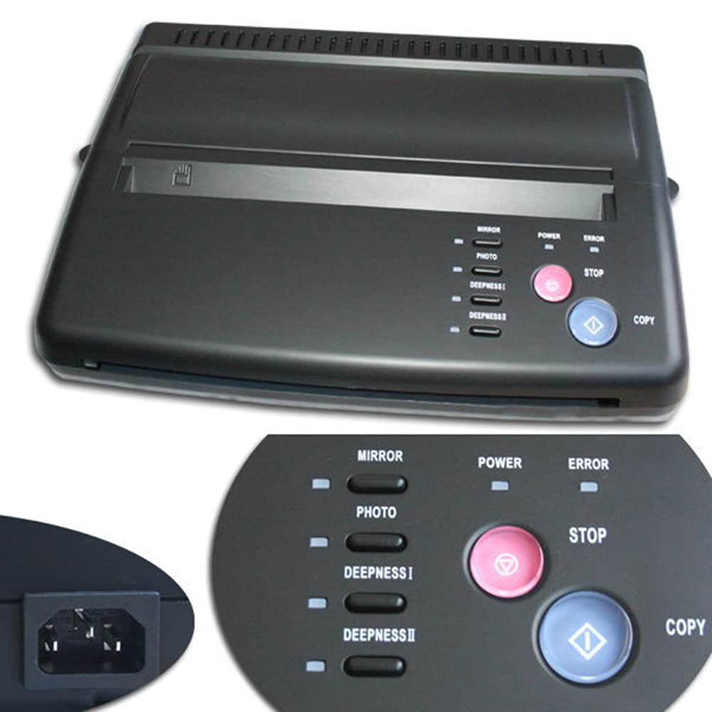 Tattoo Transfer Stencil Machine Printer Copier Thermal Tattoo Kit