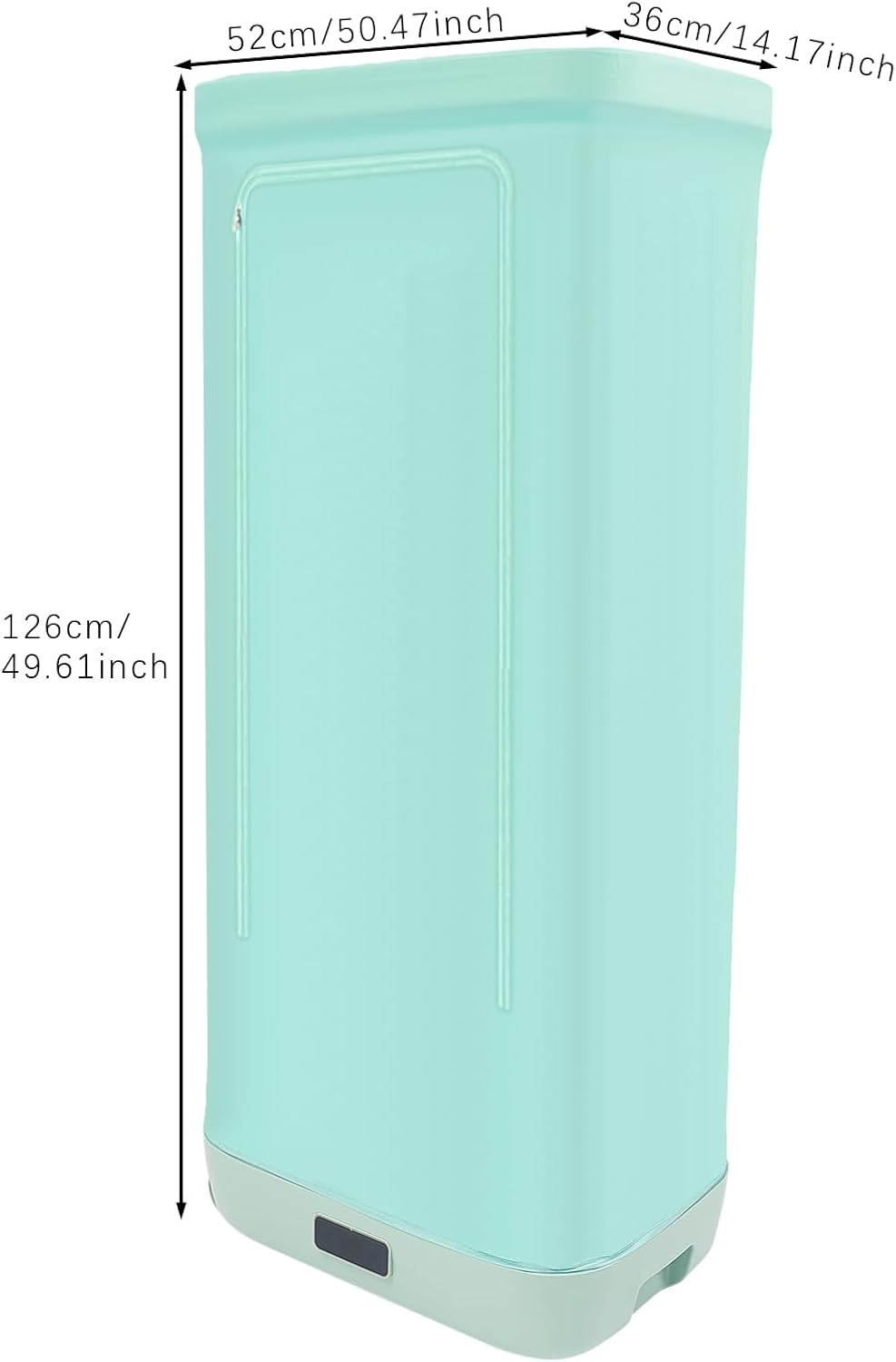 Portable Clothes Dryer, Foldable Electric Drying Machine, 600W Fast Dry with 360° Hot Air Circulation, Smart Timer Temp Control, Quiet 45dB, for Apartment, RV, Dorm
