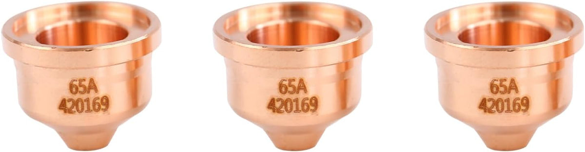 40pcs 420169 Nozzle Tips 65A Fit PMX125 Plasma Cutting Torch Consumables