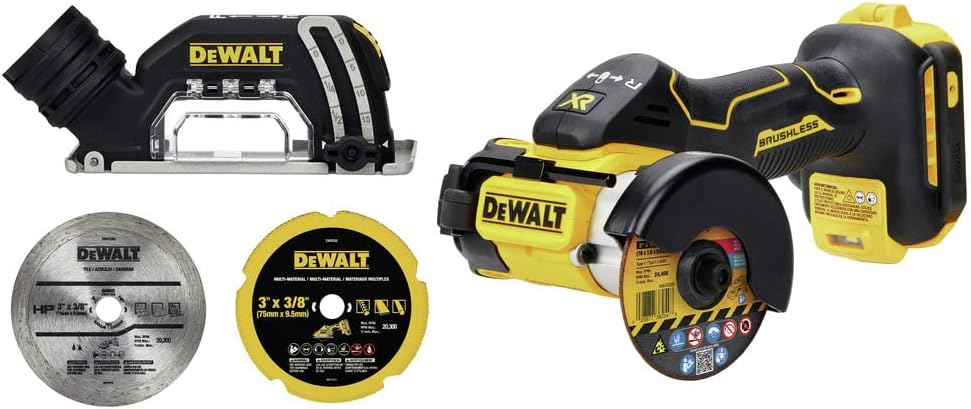 DEWALT 20V MAX XR Cut Off Tool, Brushless and Compact, Bare Tool Only (DCS438B)