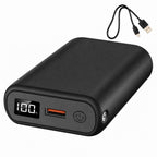 2 Pack 20000mAh Heated clothing Dedicated Battery pack,DC 7V/3A USB 5V/3A