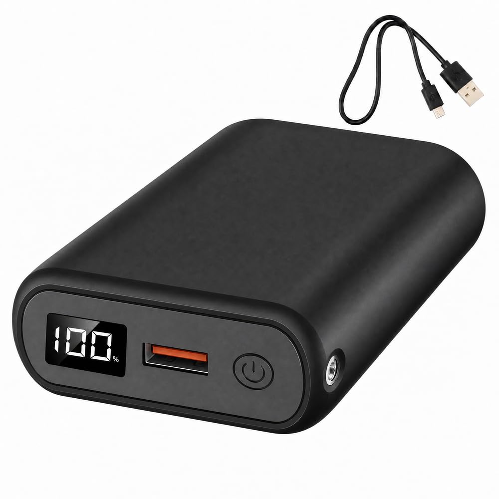 2 Pack 20000mAh Heated clothing Dedicated Battery pack,DC 7V/3A USB 5V/3A