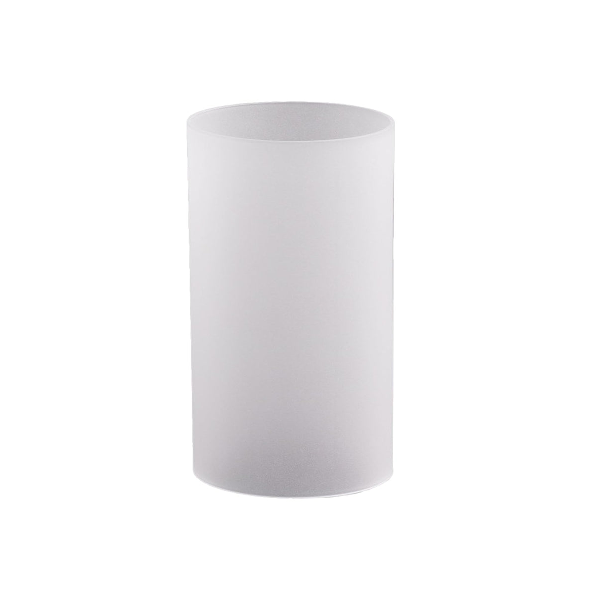 WGVI Hurricane Candle Holder Sleeve, W: 3", Ht: 6", Frosted Glass Cylinder Open Both Ends, Chimney Tube Shade, 24 Piece