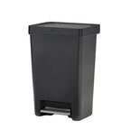 Rubbermaid Premier Series IV Step-On Trash Can, Charcoal, 13-Gallon