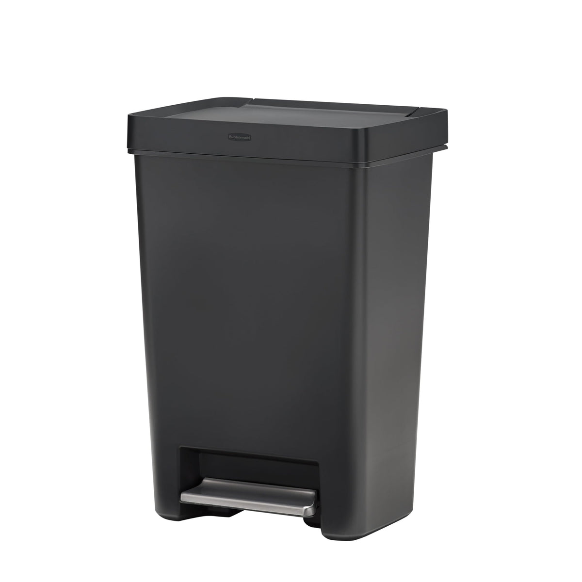Rubbermaid Premier Series IV Step-On Trash Can, Charcoal, 13-Gallon