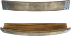 Aged & Charred Whiskey Barrel Shelf