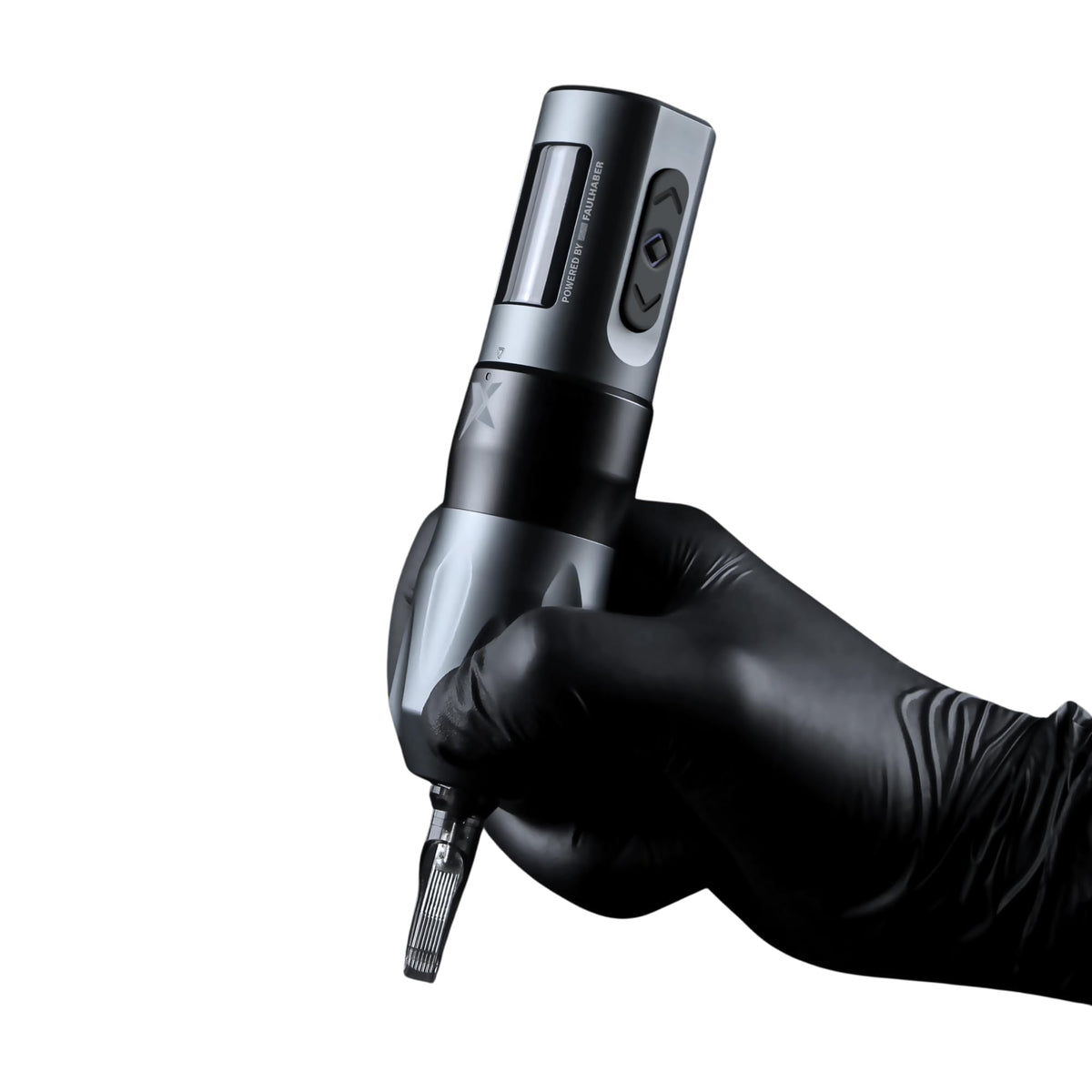 XTREME X Wireless Tattoo Pen Battery- Professional Tattoo Machine with Faulhaber Brushless Motor, 0.96" TFT Display, Adjustable Stroke, 2000mAh Battery, Type-C Charging - Hard Mode