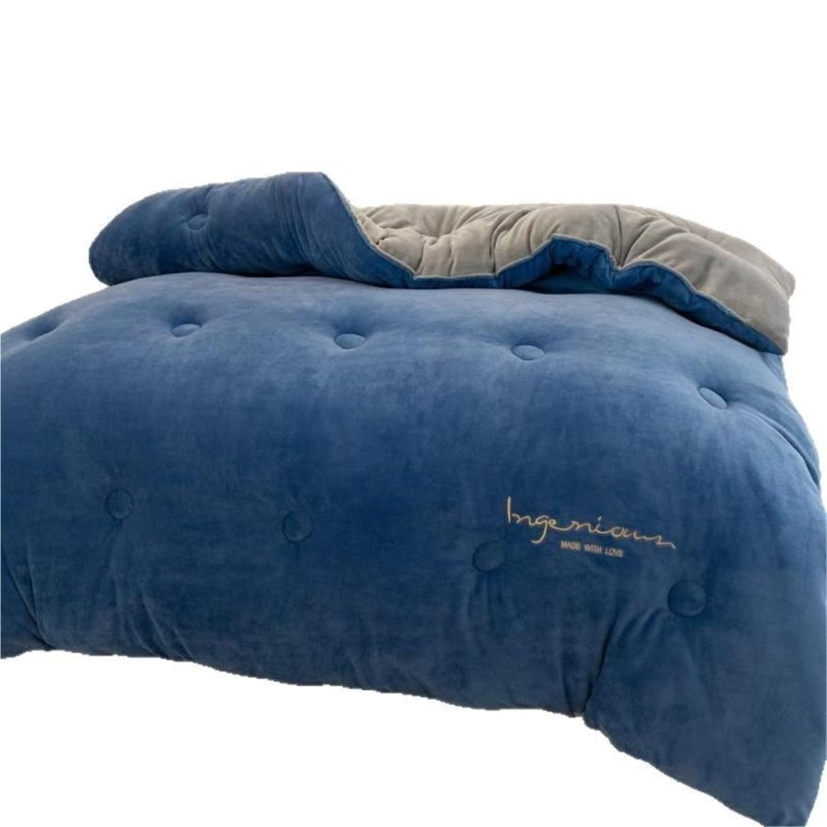 Thickened Super Soft Winter Quilt,Lamb Cashmere Warm Quilt Core, Milk Velvet Double Fabric,Breathable Warmth Fluffy Velvet Blanket for Cold Weather(Color5,200x230cm(5KG))