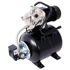 1.6 HP Shallow Well Pump with Pressure Tank, 110V Garden Water Pump, 1000GPH,Stainless Steel, Automatic Water Booster Jet Pump with for Home, Garden, Lawn, Irrigation