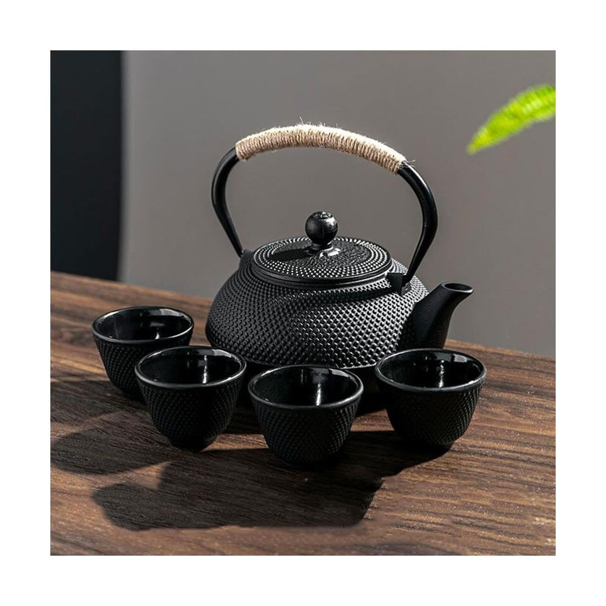 Removable Home cast iron teapot with lid tea set portable large capacity tea maker with liner tea kettle for stovetop Cleanable