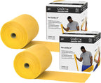 CanDo Twin-Pak Latex-Free Exercise Band, Tan, 100 Yard