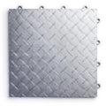 SnapLock RaceDeck Diamond 12"x12" Interlocking Garage Tiles, 24pk, Graphite